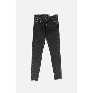 Gas Graue Skinny Jeans aus Baumwolle