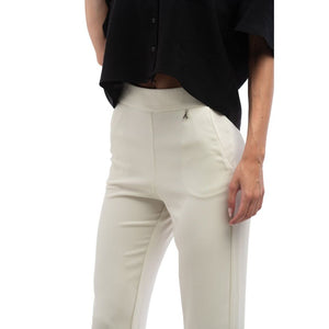 Patrizia Pepe Graue Freizeithose aus Polyester