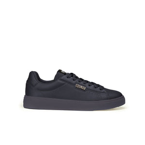 Colmar Blaue Leder Low-Top-Sneaker