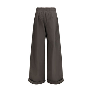 SA SU PHI Graue Baumwoll-Freizeithose