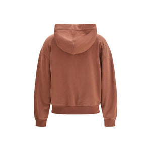 Brunello Cucinelli Brauner Baumwoll-Sweatshirt