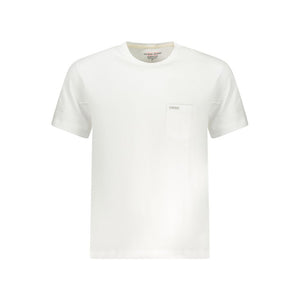 Guess Jeans Bianco Baumwoll-T-Shirt für Herren