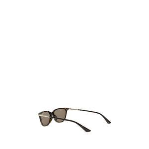 Alexander McQueen Braune Sonnenbrille aus Acetat