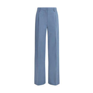 Prada Blaue Baumwoll-Chino-Hose