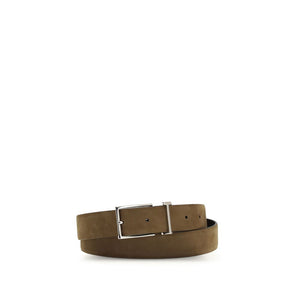 Tom Ford Brauner Kalbsleder Bos Taurus Regular Gürtel