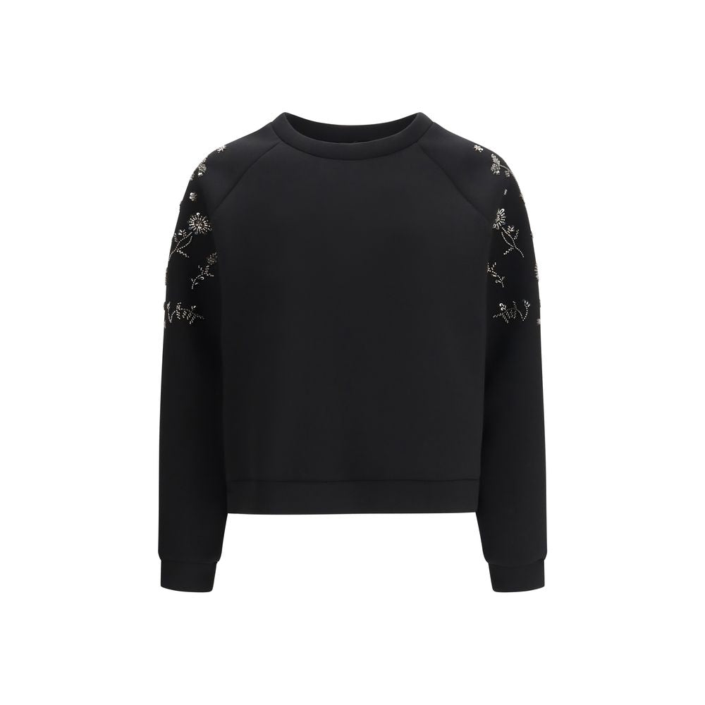 Max Mara Schwarzer Polyester-Sweatshirt