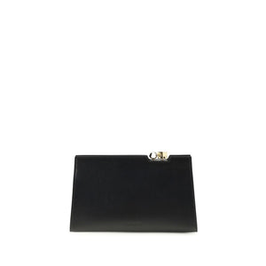 Jacquemus Schwarze Bos Taurus Kalbsleder Schultertasche