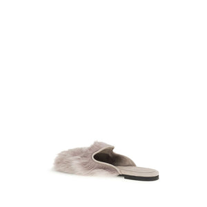Dolce & Gabbana Graue Lamm Ovis Aries Aries Mules