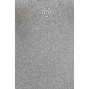Marine Serre Grauer Jumpsuit aus Baumwolle