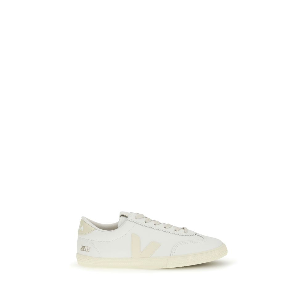 Veja Weiße Low-Top-Sneaker aus Kalbsleder Bos Taurus