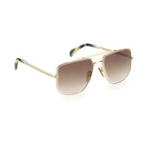 David Beckham Sonnenbrille aus Goldmetall