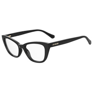 Love Moschino Schwarze Brille aus Zellulosepropionat (Gestell)