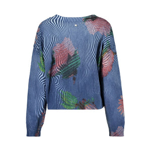 Desigual Blu Baumwollpullover Damen