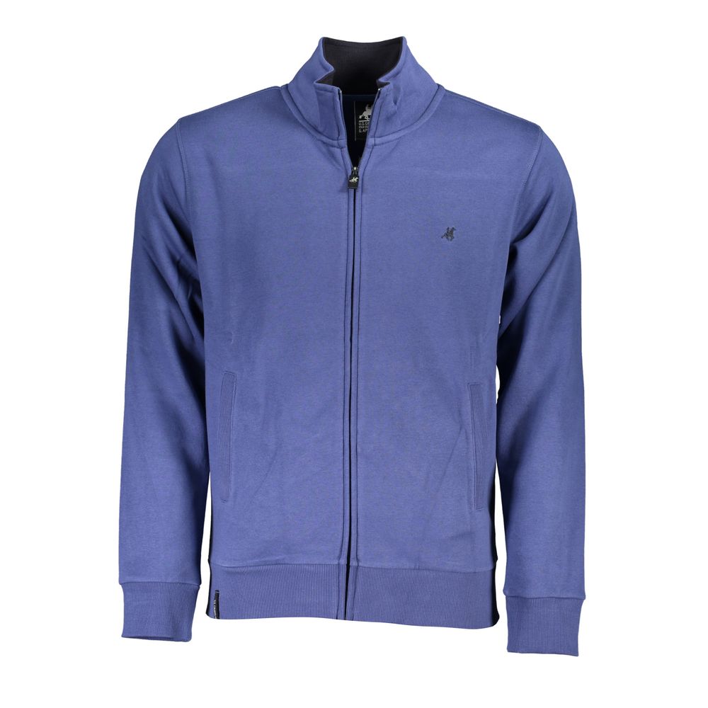 U.S. Grand Polo Blaues Baumwoll-Sweatshirt für Herren