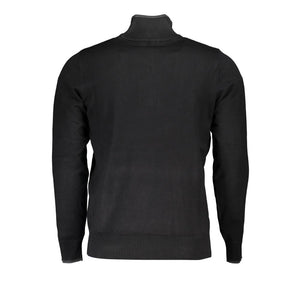 U.S. Grand Polo Schwarzer Nylon-Sweatshirt