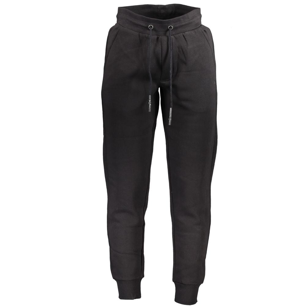 U.S. Grand Polo Schwarze Baumwollhose für Herren