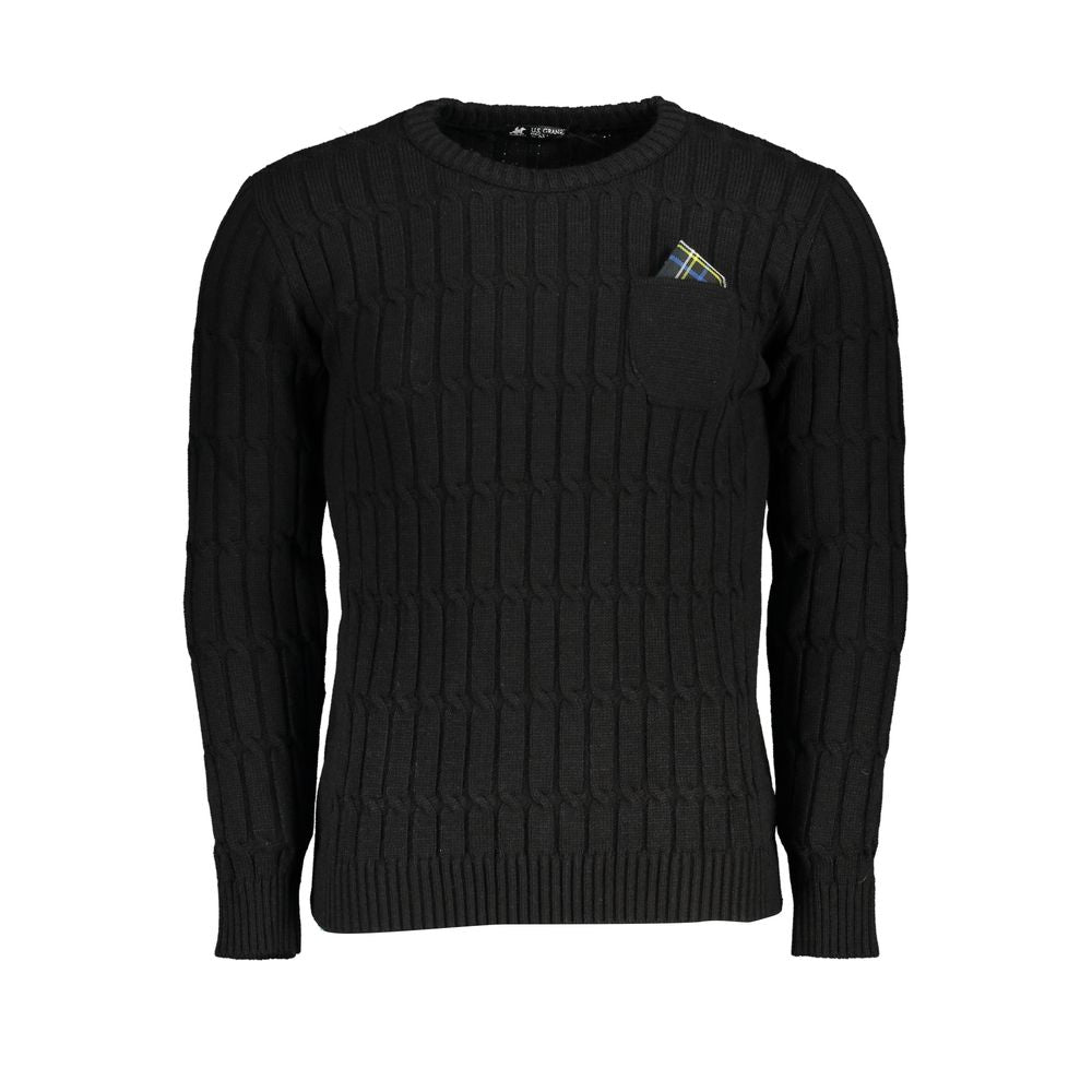 U.S. Grand Polo Schwarzer Sweatshirt aus Stoff