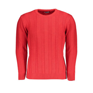U.S. Grand Polo Roter Herrenpullover aus Acryl