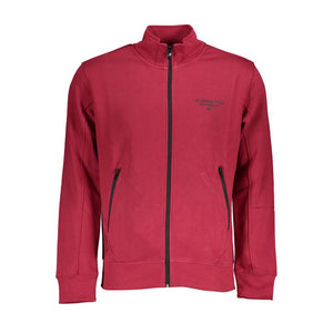 U.S. Grand Polo Rotes Baumwoll-Sweatshirt für Herren