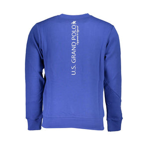 U.S. Grand Polo Blaues Baumwoll-Sweatshirt für Herren
