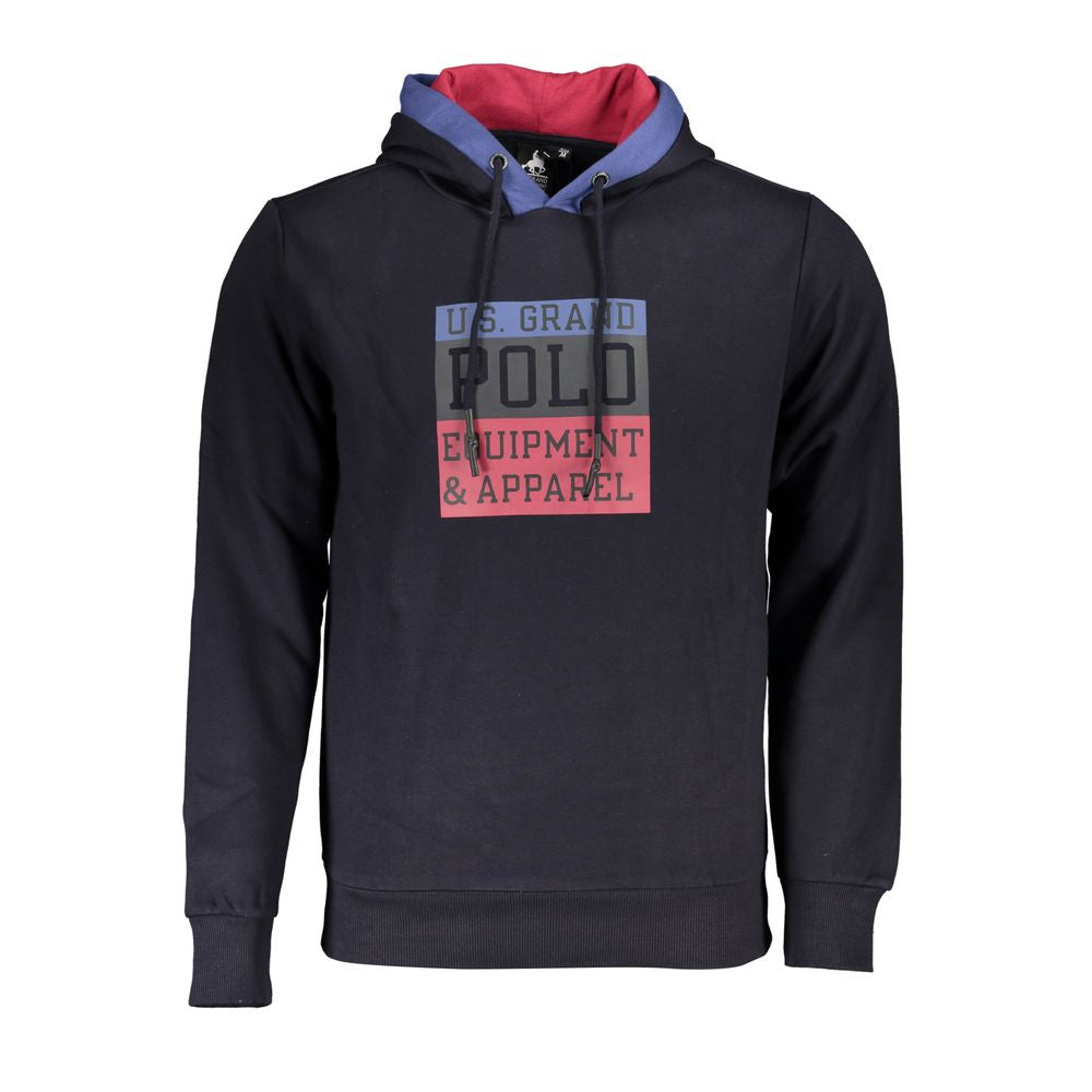 U.S. Grand Polo Blauer Baumwoll-Sweatshirt