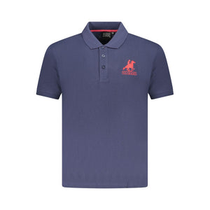 U.S. Grand Polo Blu Cotton Herren Poloshirt