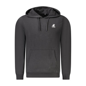 U.S. Grand Polo Schwarzer Baumwoll-Sweatshirt
