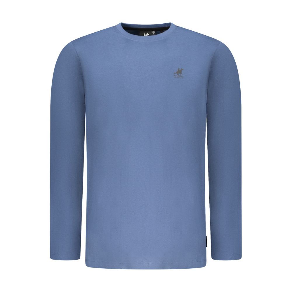 U.S. Grand Polo Blaues Baumwoll-T-Shirt für Herren