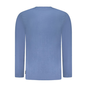 U.S. Grand Polo Blaues Baumwoll-T-Shirt für Herren