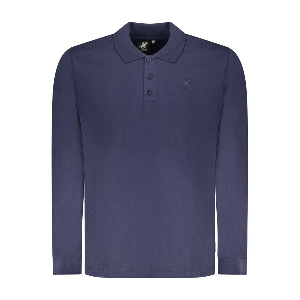 U.S. Grand Polo Blu Cotton Herren Poloshirt