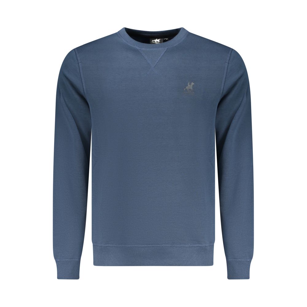 U.S. Grand Polo Blauer Herren-Sweatshirt aus Polyester