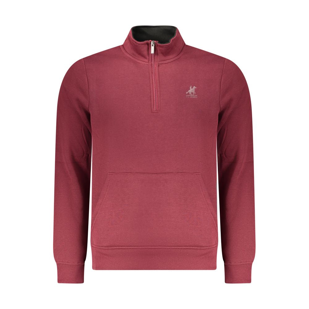 U.S. Grand Polo Rotes Sweatshirt aus Baumwolle
