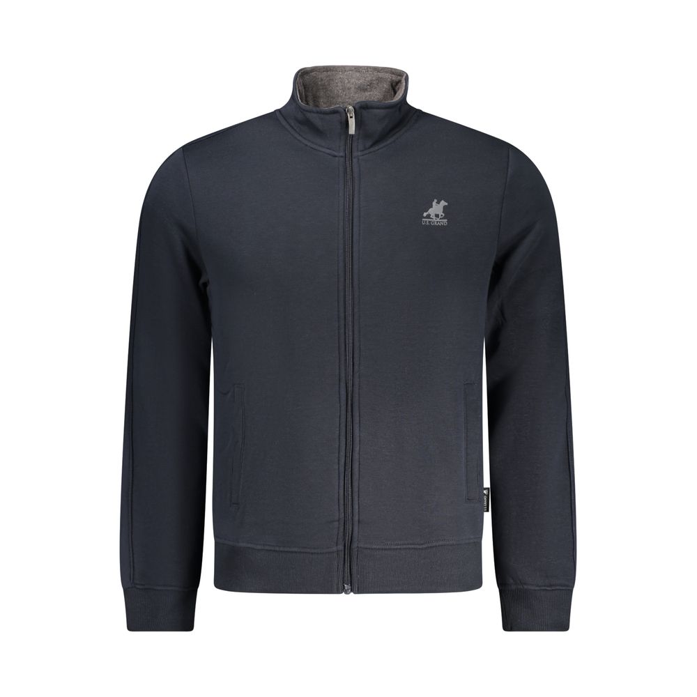 U.S. Grand Polo Blaues Baumwoll-Sweatshirt für Herren