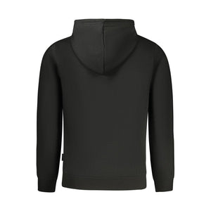 U.S. Grand Polo Schwarzer Baumwoll-Sweatshirt
