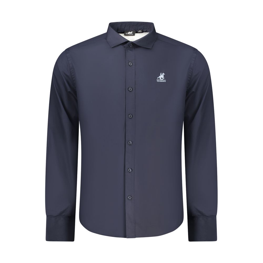 U.S. Grand Polo Blaues Denim-Hemd