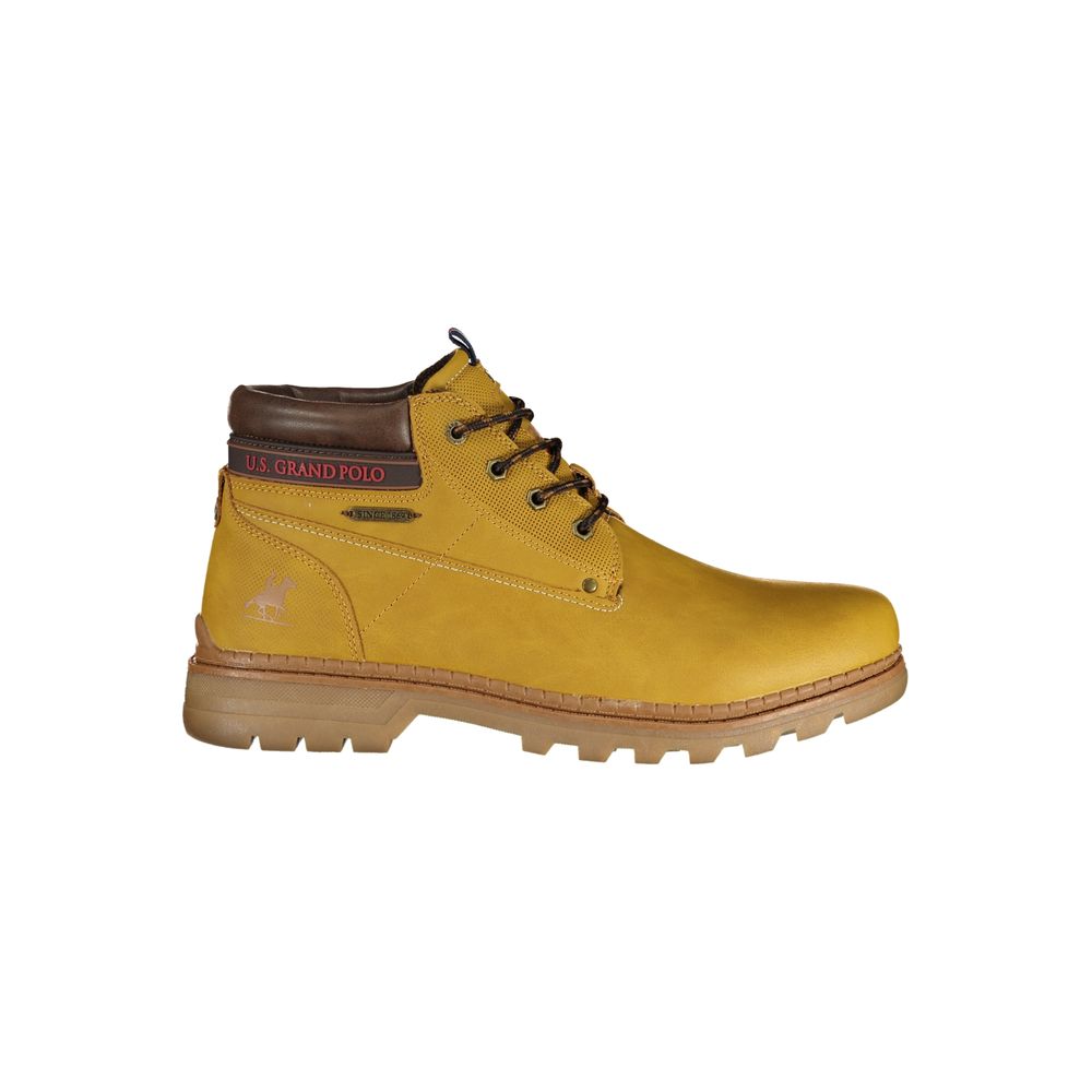 U.S. Grand Polo Gelber Ankle Boot aus Polyurethan für Herren