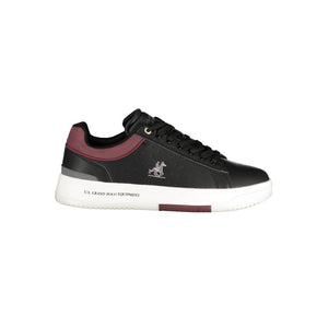 U.S. Grand Polo Schwarzer Sneaker aus Polyurethan für Herren