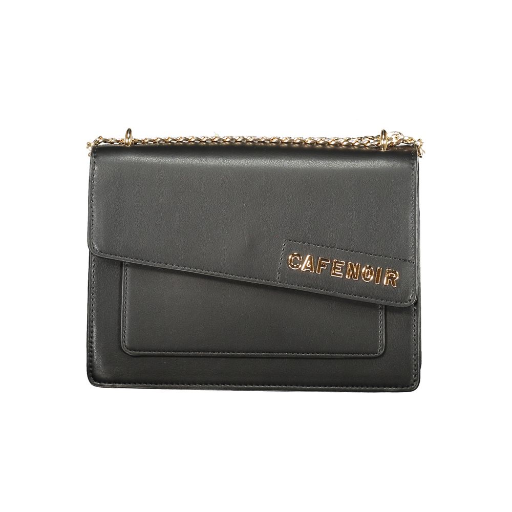 Cafenoir Schwarze Handtasche aus Polyethylen
