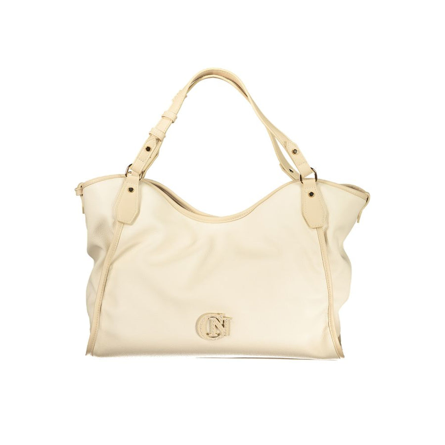 Cafenoir Schultertasche aus Polyurethan in Beige für Damen