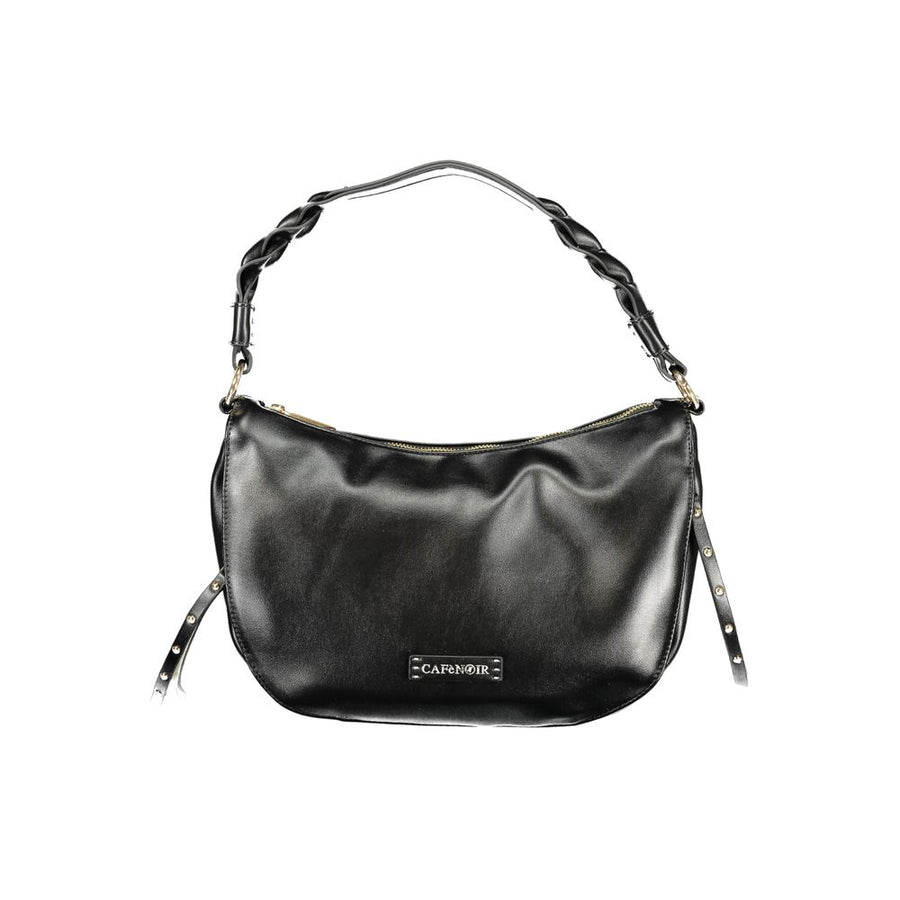 Cafenoir Schwarze Handtasche aus Polyethylen