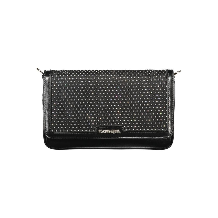 Cafenoir Schwarze Handtasche aus Polyethylen