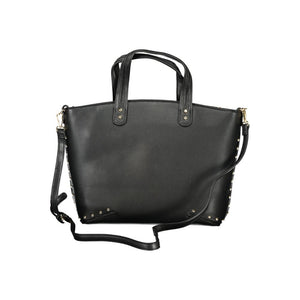 Cafenoir Schwarze Handtasche aus Polyethylen