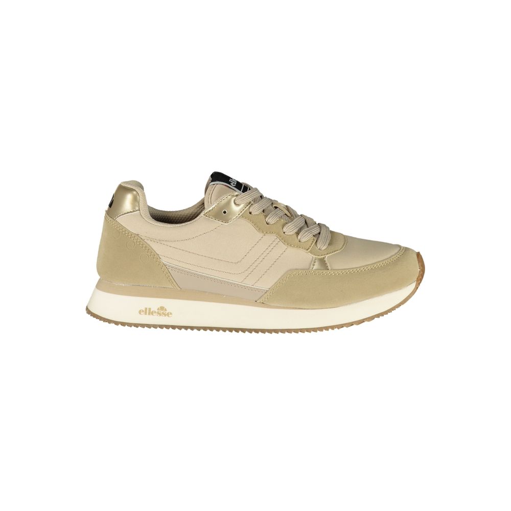 Ellesse Damen Sneaker aus Beige Polyurethan