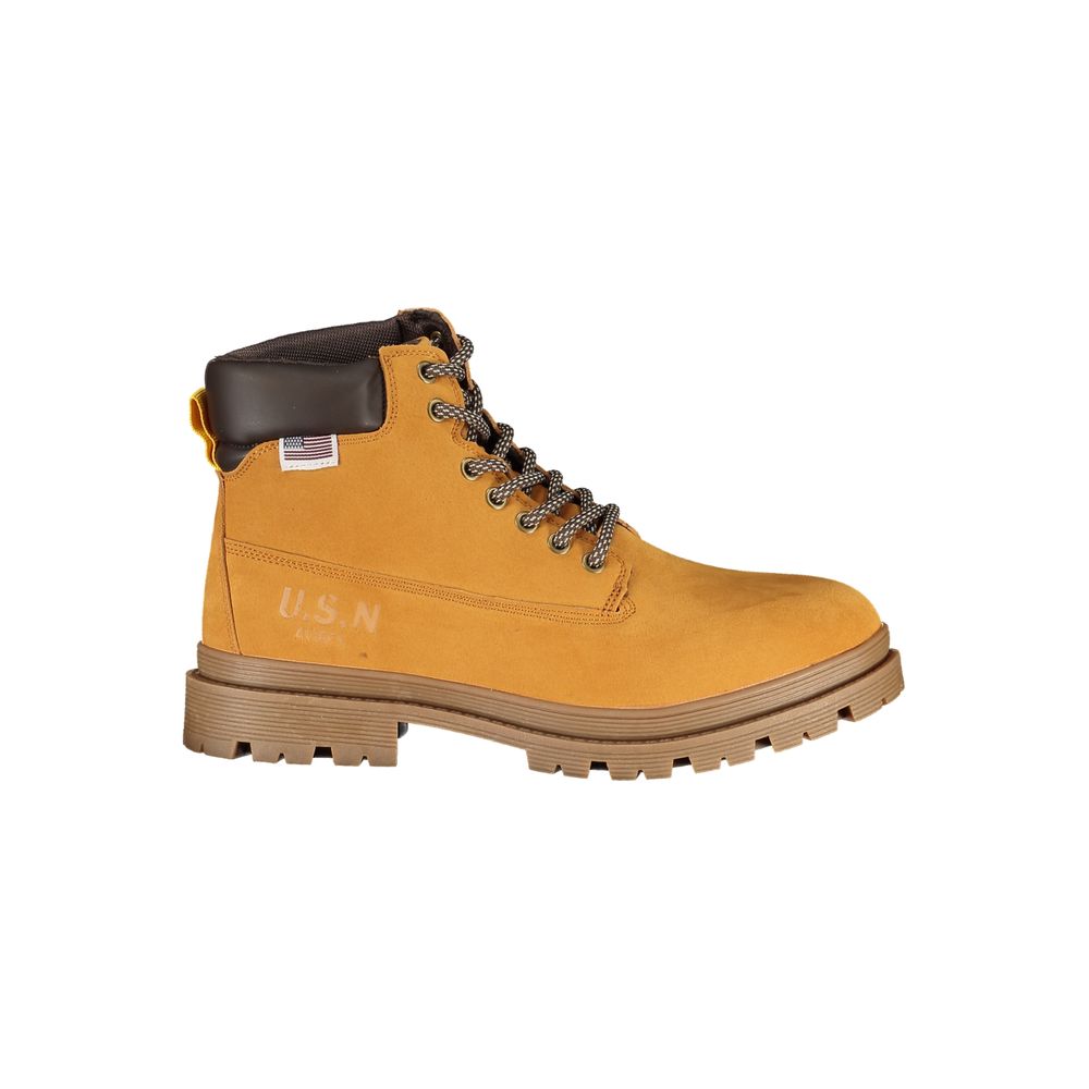 Avirex Braune Ankle Boots aus Polyester