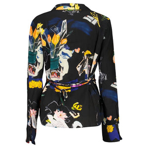 Desigual Nero Viskose Damenbluse