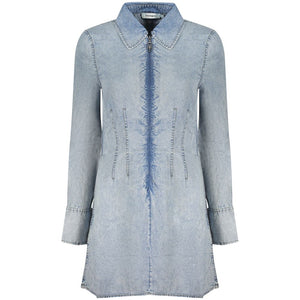 Desigual Azzurro Lyocell Damenkleid