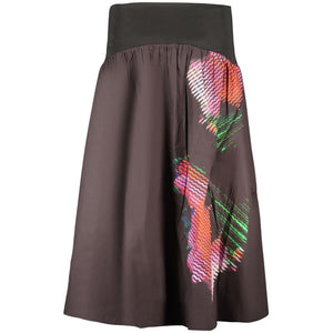 Desigual Schwarzer Baumwollrock für Damen