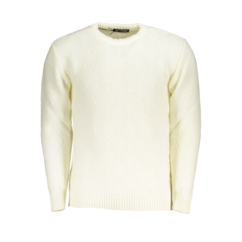 U.S. Grand Polo Bianco Herren-Pullover aus Acryl