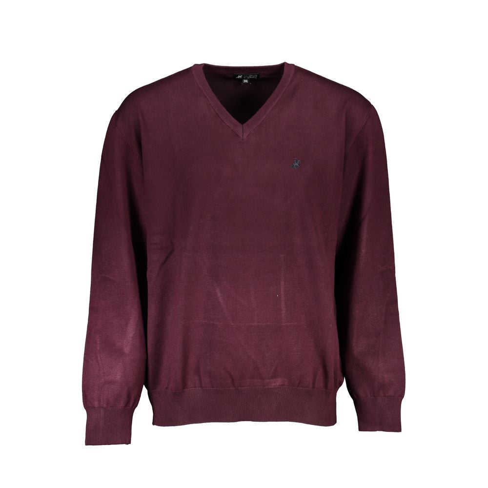 U.S. Grand Polo Rotes Nylon-Sweatshirt