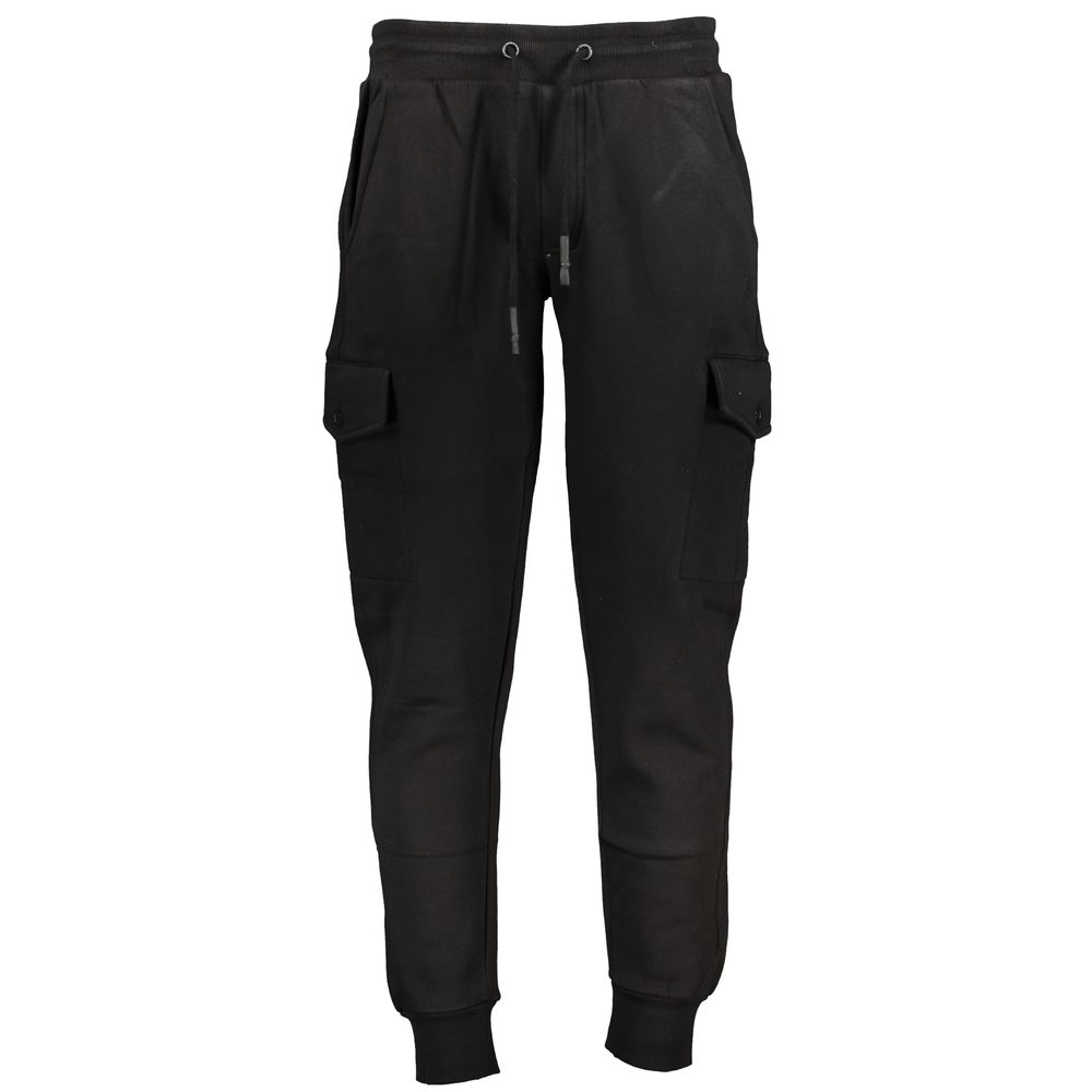 U.S. Grand Polo Schwarze Cargohose aus Baumwolle